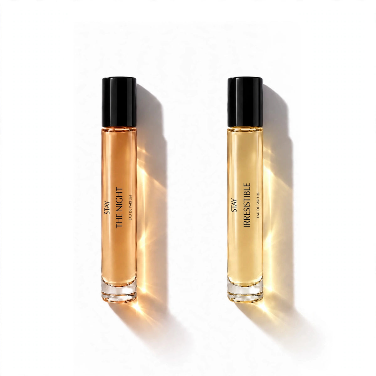 STAY Vanilla Duo: STAY The Night and STAY Irresistible 10 mL bottles